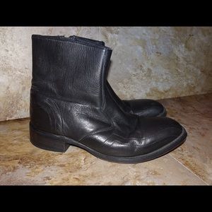 Black leather Laredo boots size 10